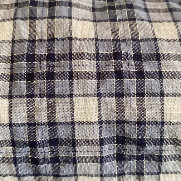 Michael Kors Off-Shoulder Plaid Ruffled Top Size Large - Picture 15 of 16